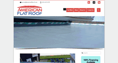 Desktop Screenshot of americanflatroof.com